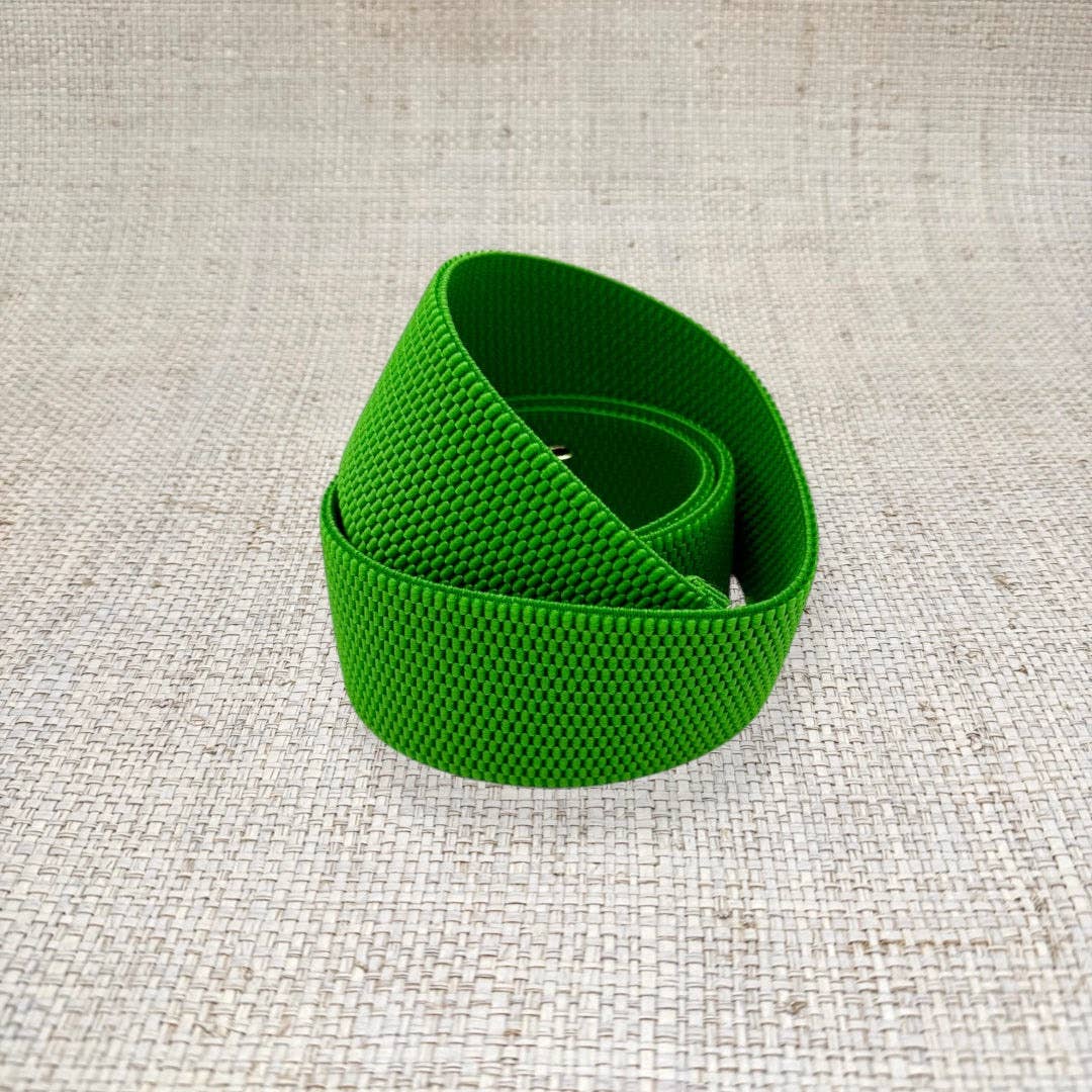 Green Interchangeable Stretch Belt Band – Flexible & Stylish: Green / XS