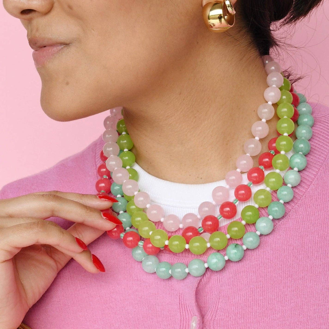 Love Big Necklace - Green