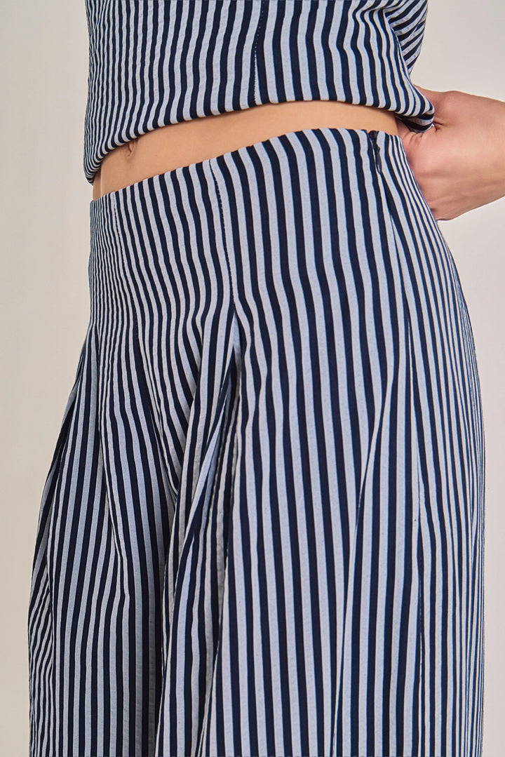 Midtown Striped Pant Set