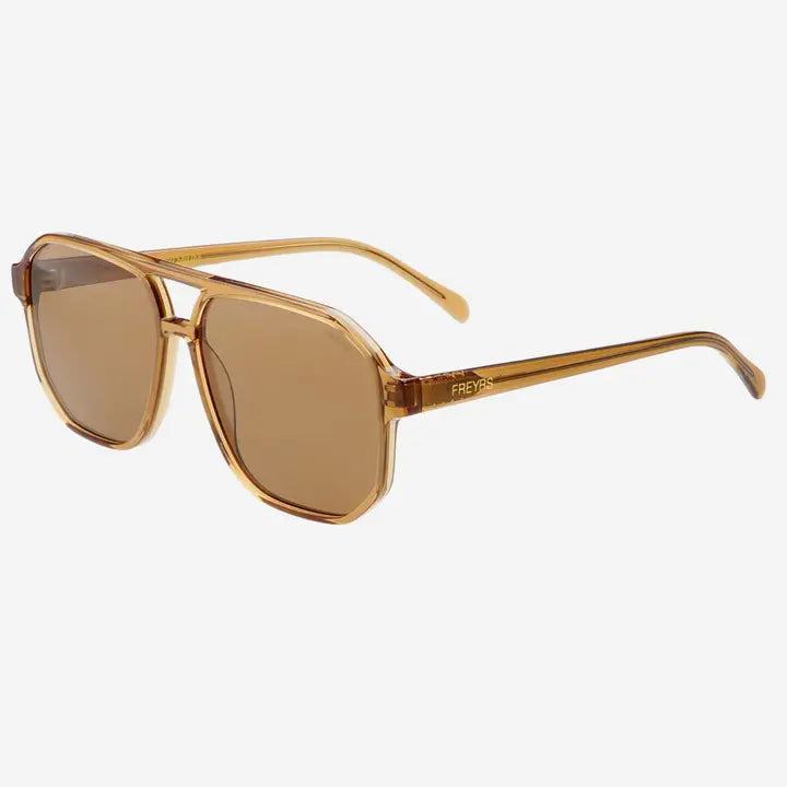 Billie Sunglasses in Light Brown - Freyrs