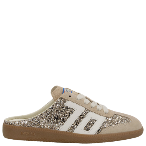 Back 70 Easter Sneaker in Glitter Gold