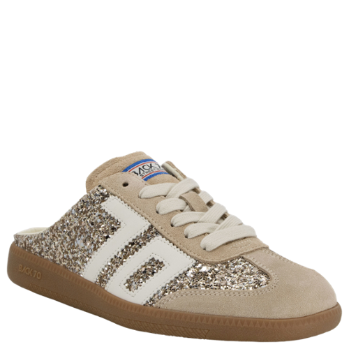 Back 70 Easter Sneaker in Glitter Gold