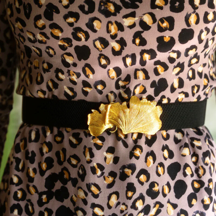 Black Interchangeable Stretch Belt Band – Flexible & Stylish: Black / S