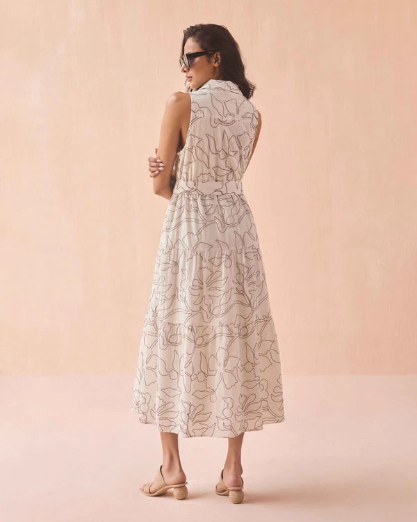 Emeline Maxi Dress in Coconut