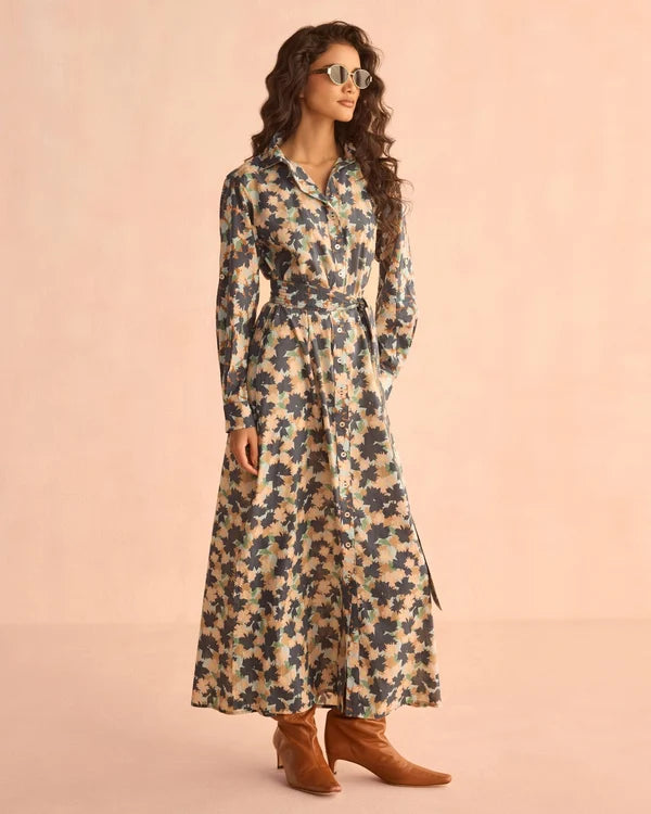 Emma Maxi Dress in Inkwell