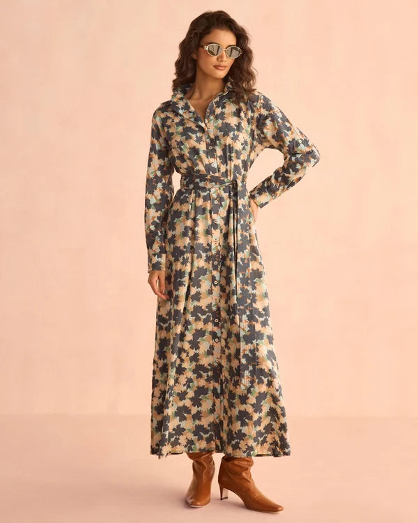 Emma Maxi Dress in Inkwell