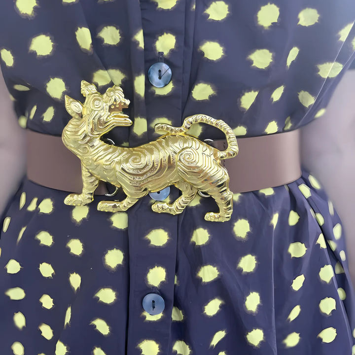 Garland Brown Genuine Leather Interchangeable Stretch Belt