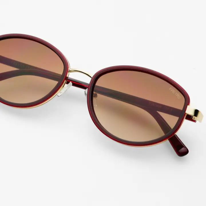 Jordan Sunglasses in Burgundy - Freyrs