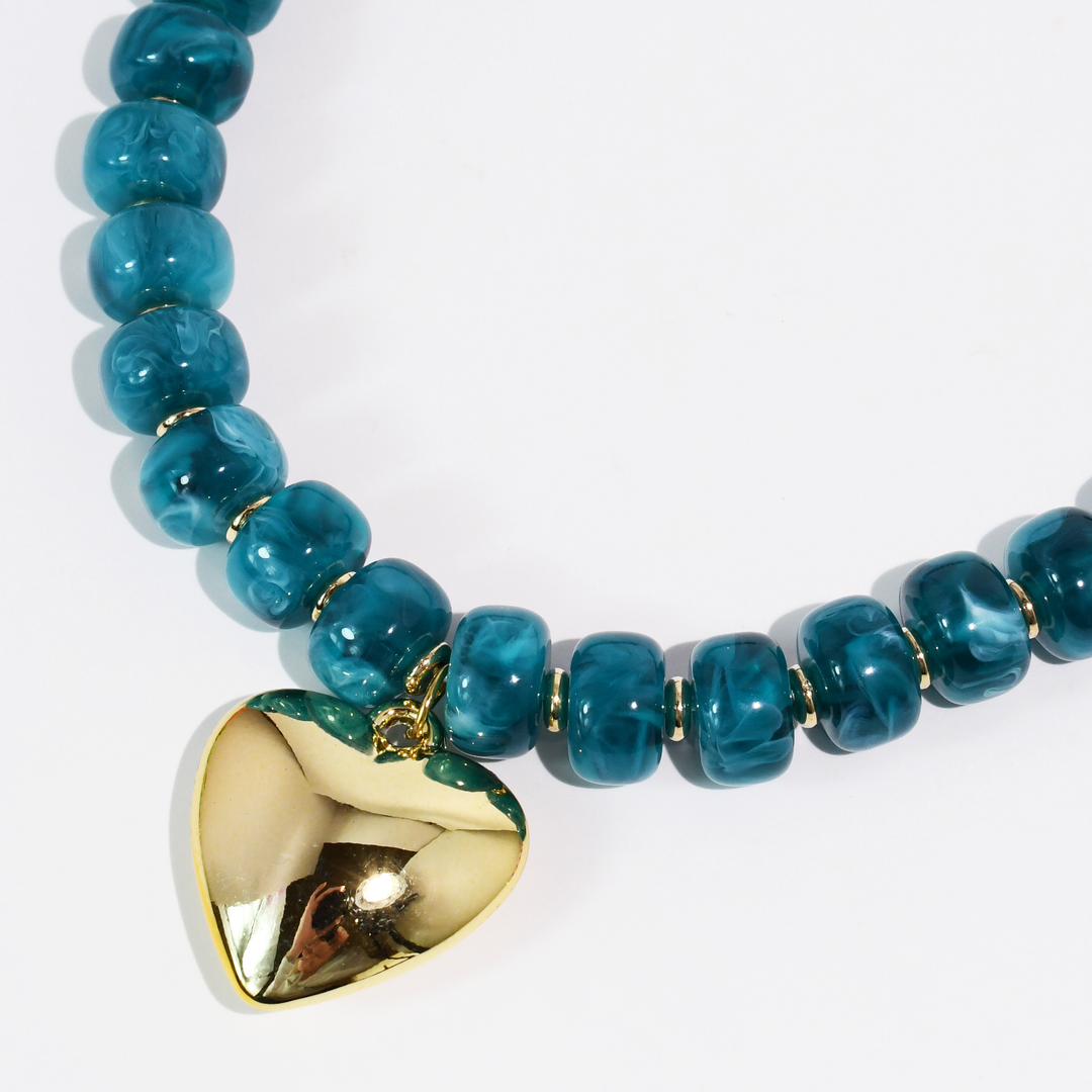 Beloved Necklace: Teal
