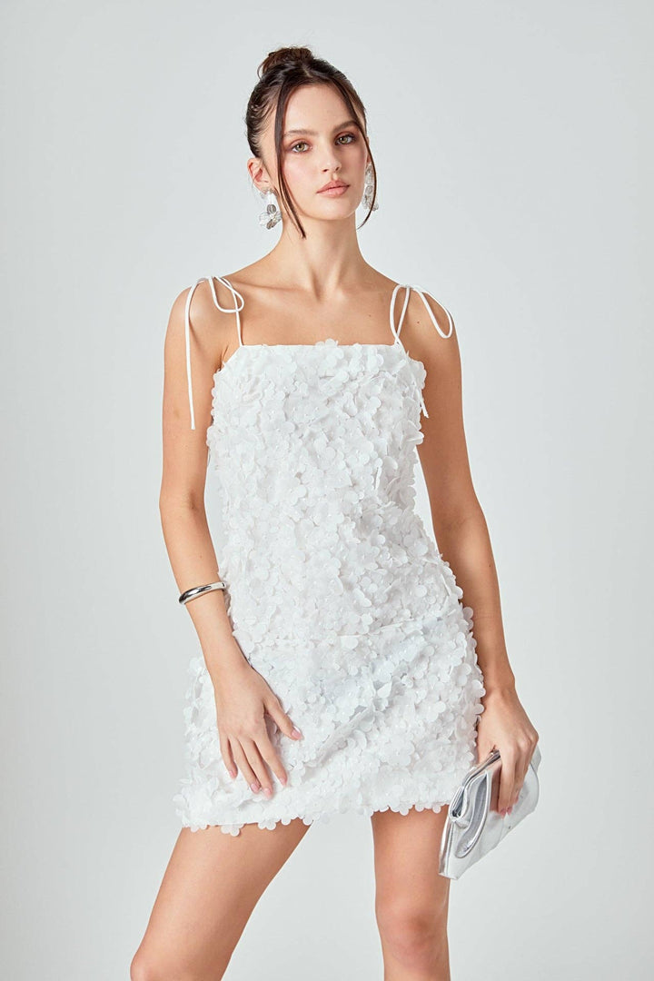 Charlotte Flower Sleeveless Mini Dress