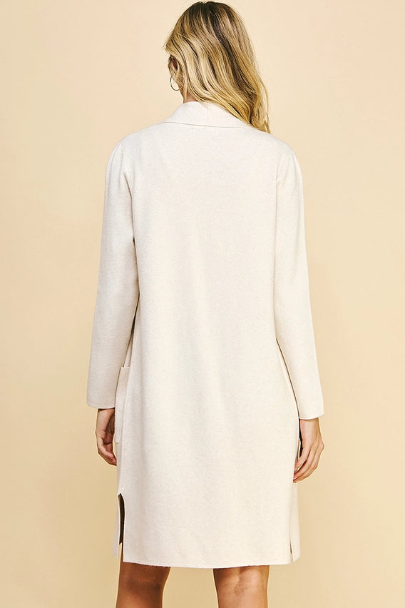 Cream Open Knit Cardigan