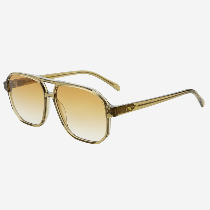 Billie ( NEW ) Unisex Aviator Sunglasses : Olive