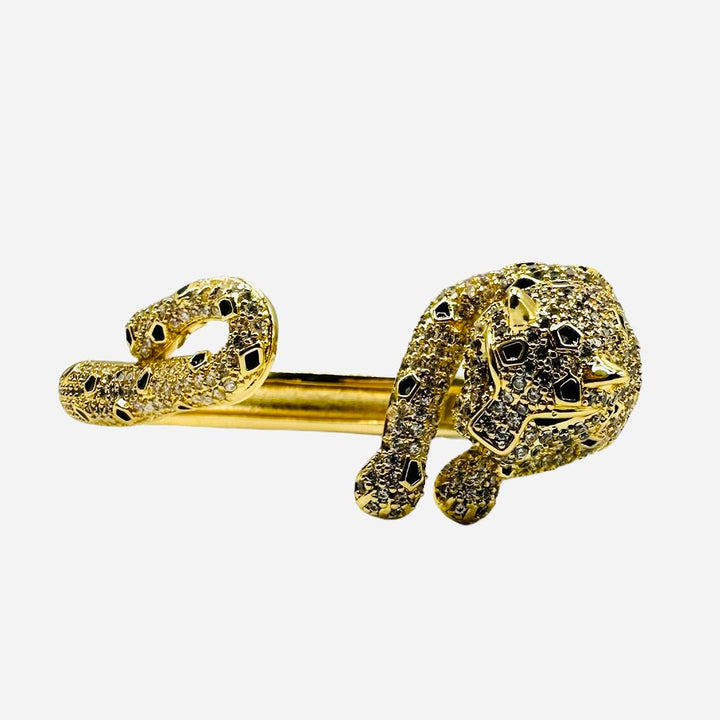 Sparkle Leopard Rhinstore Bracelet