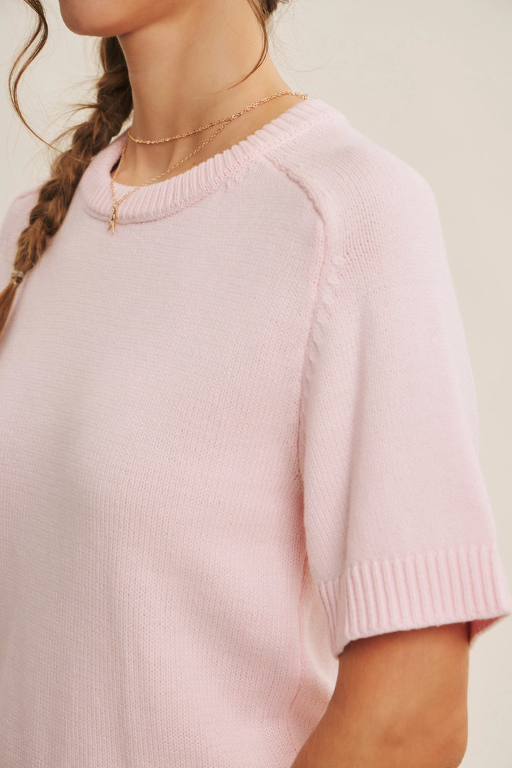 Peony Pink Essential Soft Sweater