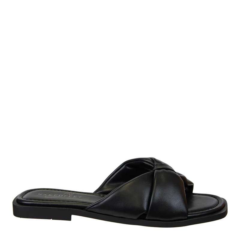 Goa In Black Flat Sandal