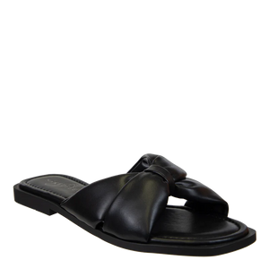 Goa In Black Flat Sandal