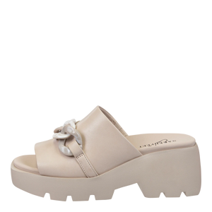 ISO in Beige Platform Slide