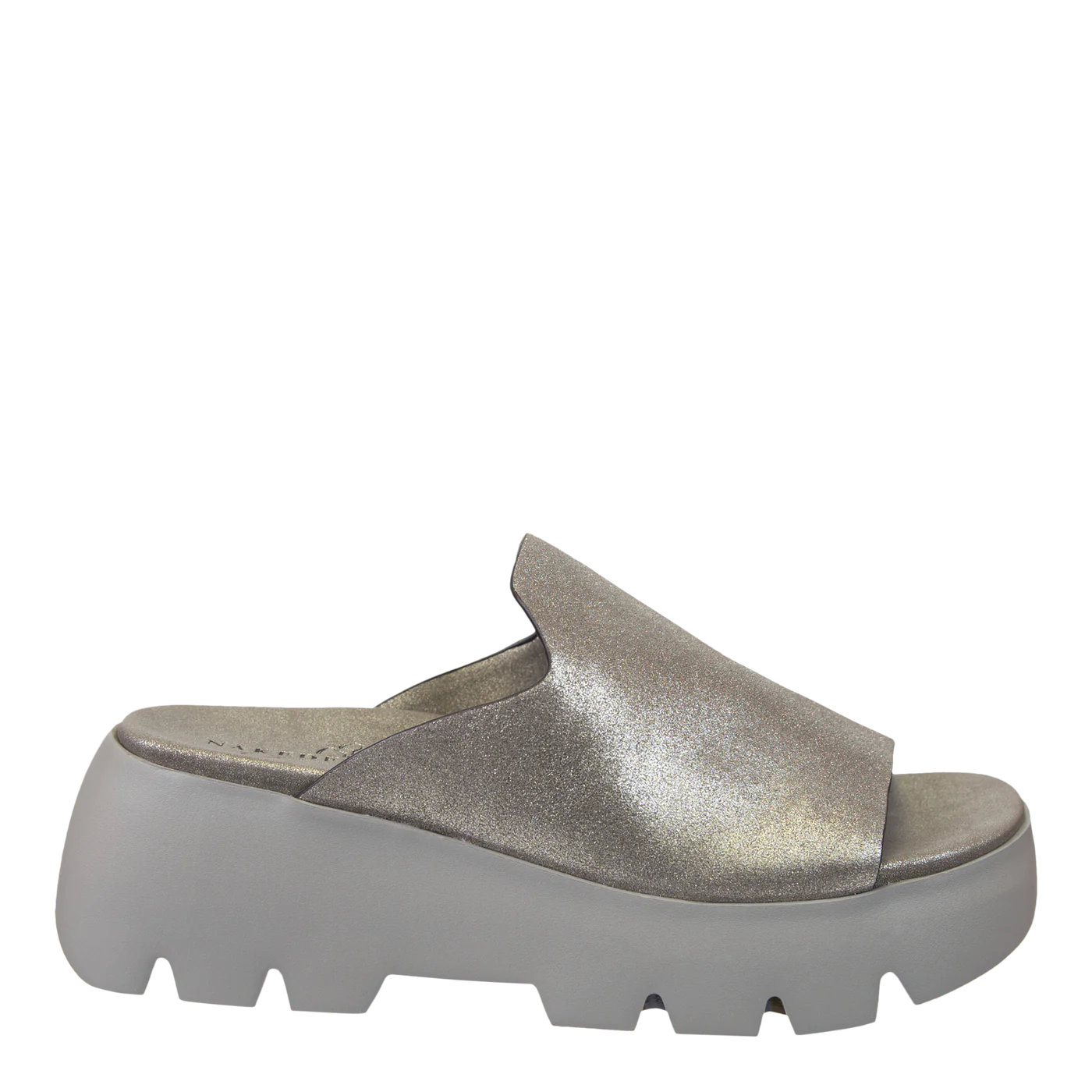 Drift in Silver Platform Sandle