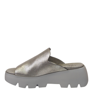 Drift in Silver Platform Sandle