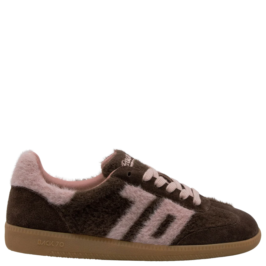 Back 70 Mohair Sneaker in Pink Coffee