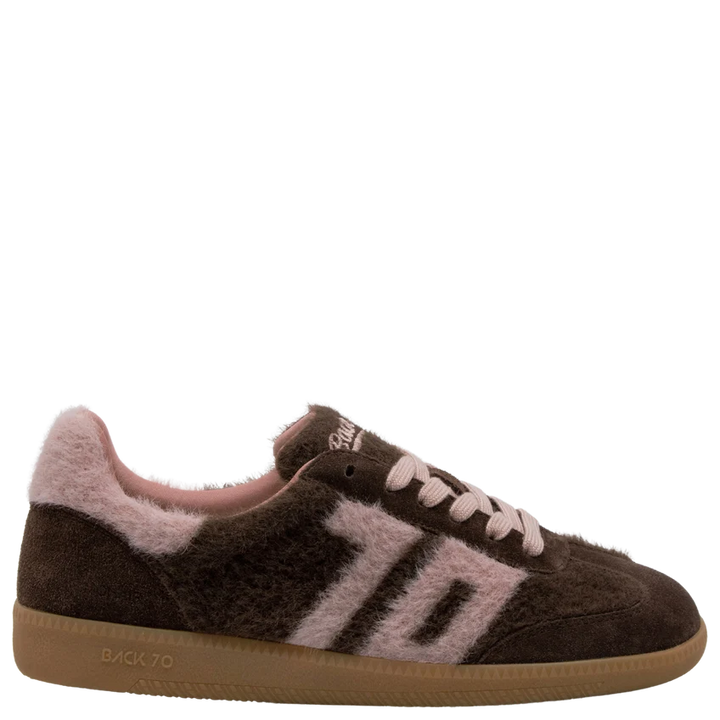 Back 70 Mohair Sneaker in Pink Coffee