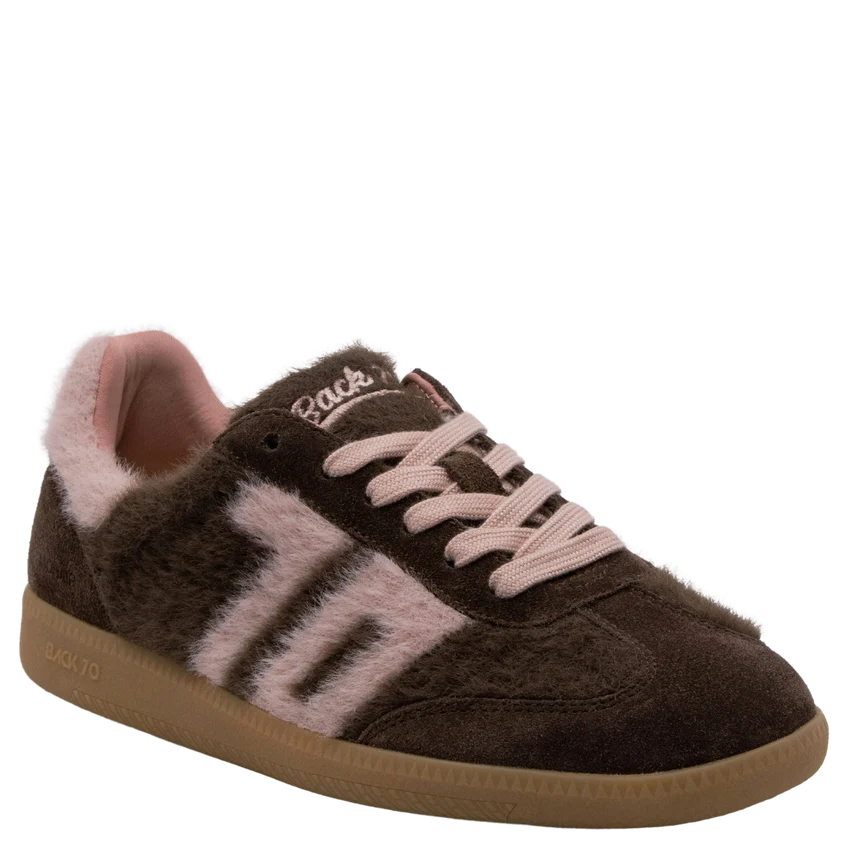 Back 70 Mohair Sneaker in Pink Coffee