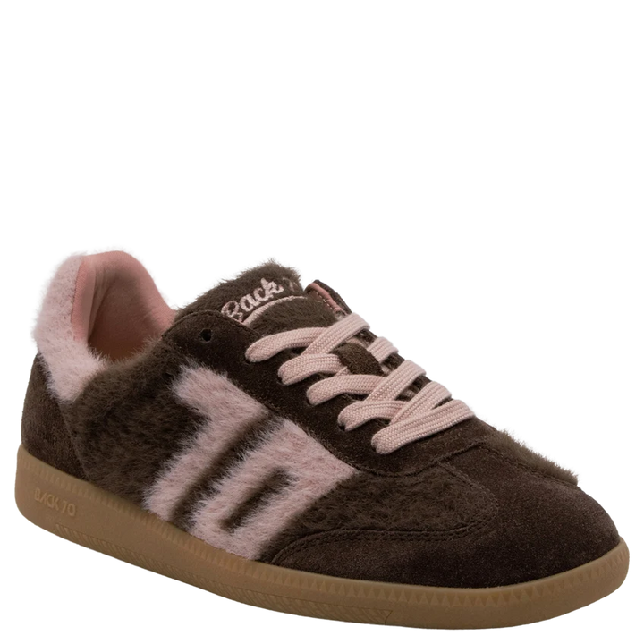 Back 70 Mohair Sneaker in Pink Coffee