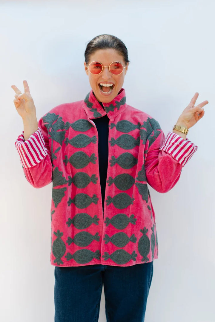 Pepper Crew Jacket in Ringo