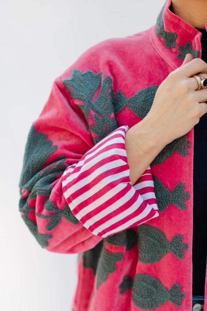 Pepper Crew Jacket in Ringo