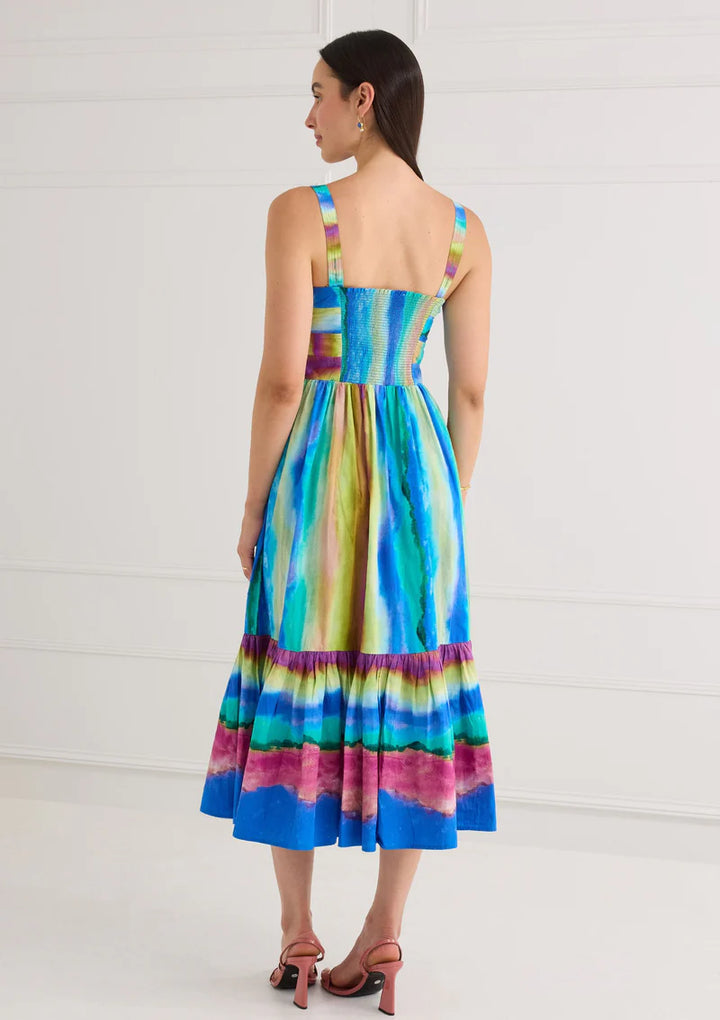 Sunset Stripe Gianna Dress