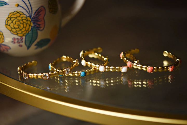 Sydney Square Stone Cuff