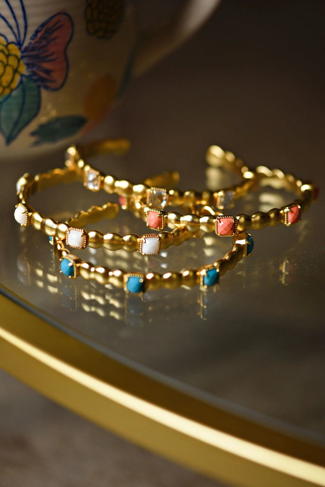 Sydney Square Stone Cuff