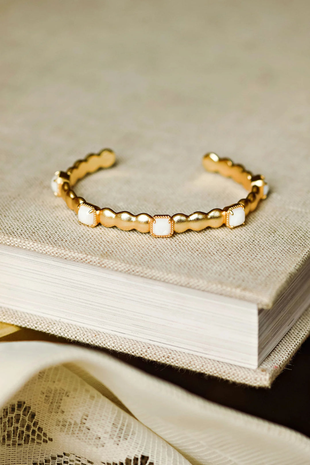Sydney Square Stone Cuff