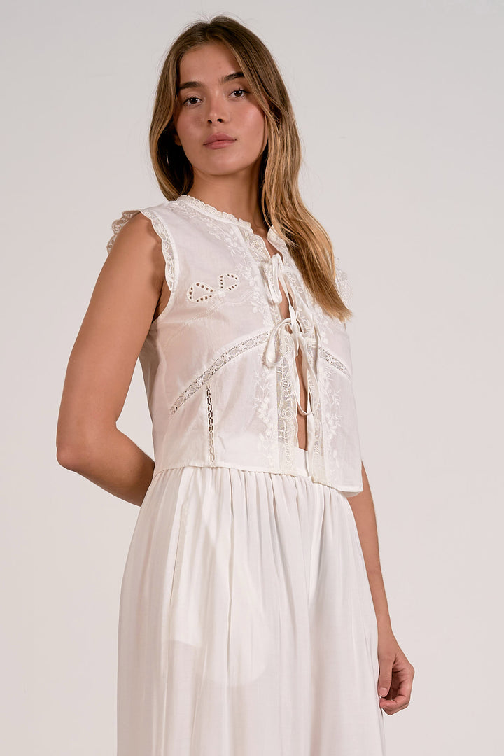 Sleeveless Fly Away Top