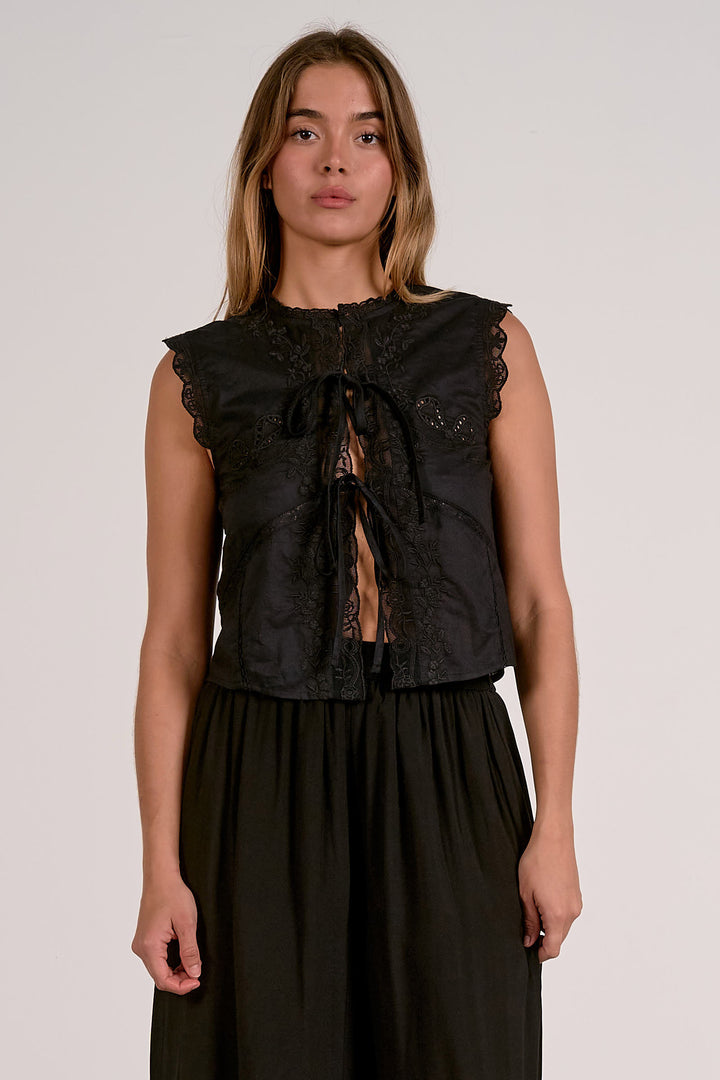 Sleeveless Fly Away Top
