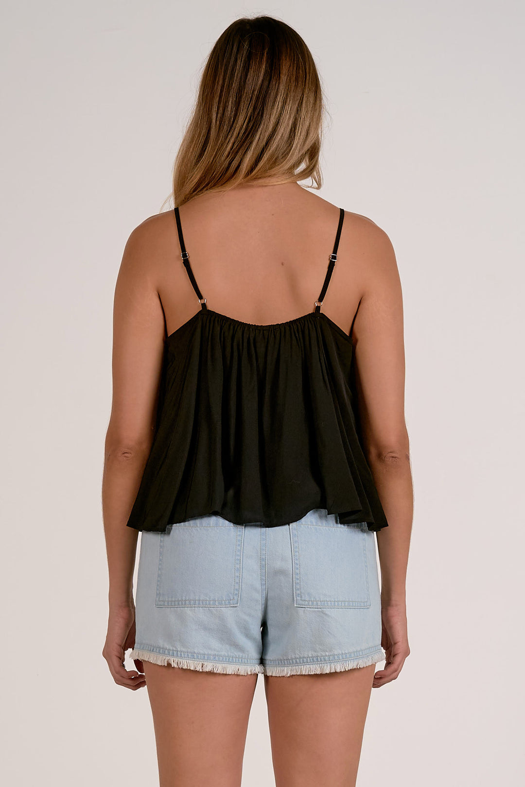 Spaghetti Strap Flowy Tank