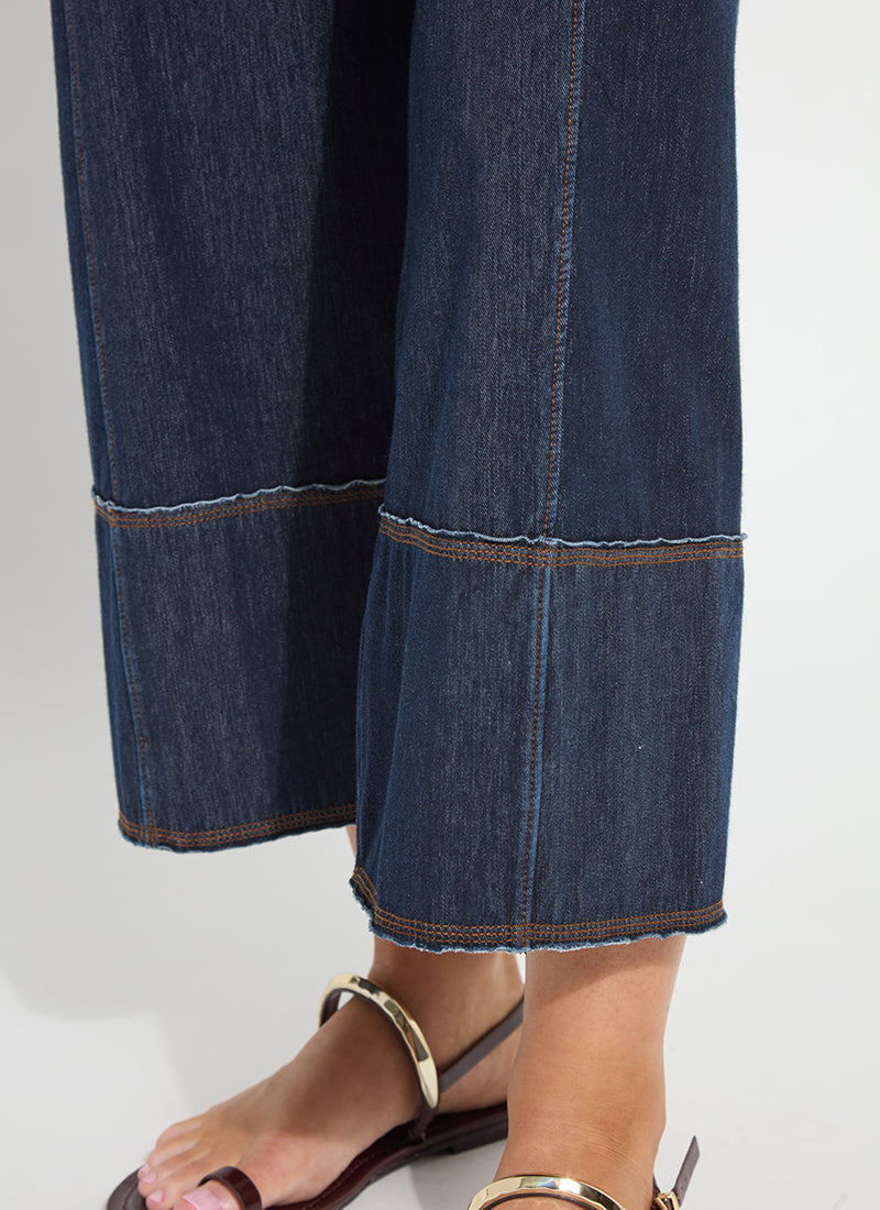Kaia Wide Leg Denim in Indigo