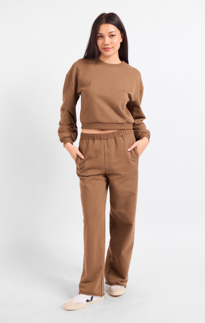 Brown Study Break Sweatsuit Set