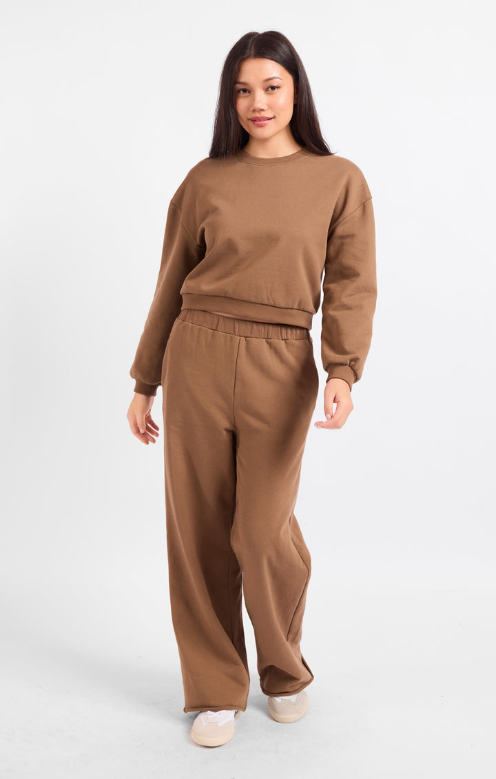 Brown Study Break Sweatsuit Set