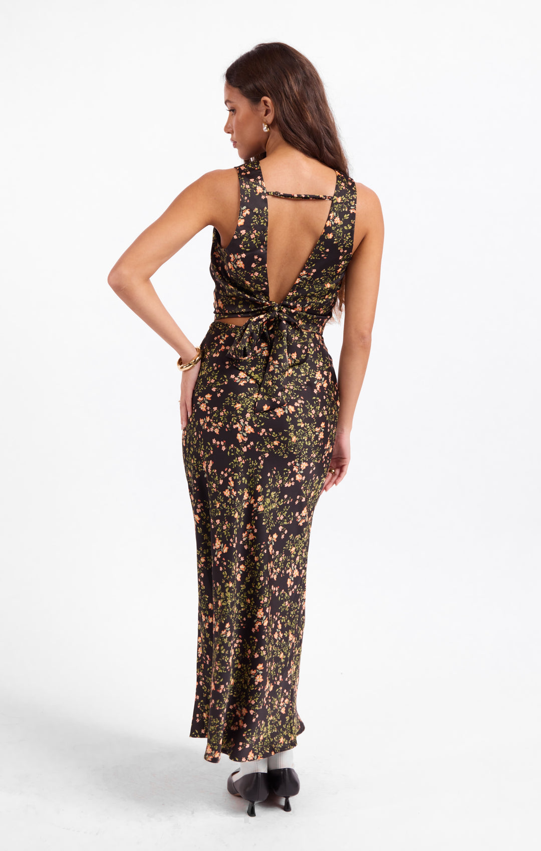 Urban Bloom Maxi Skirt Set