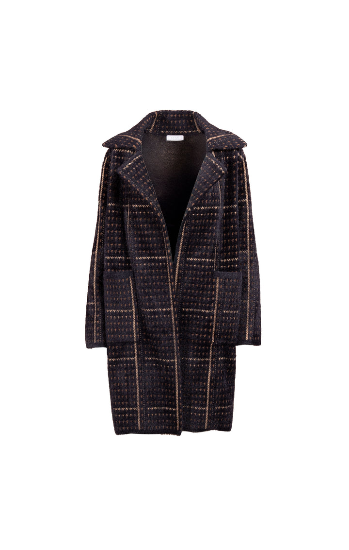 Dark Houndstooth Coat