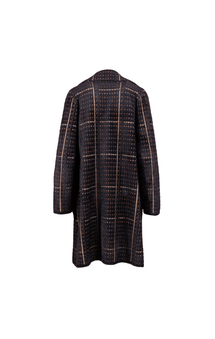 Dark Houndstooth Coat