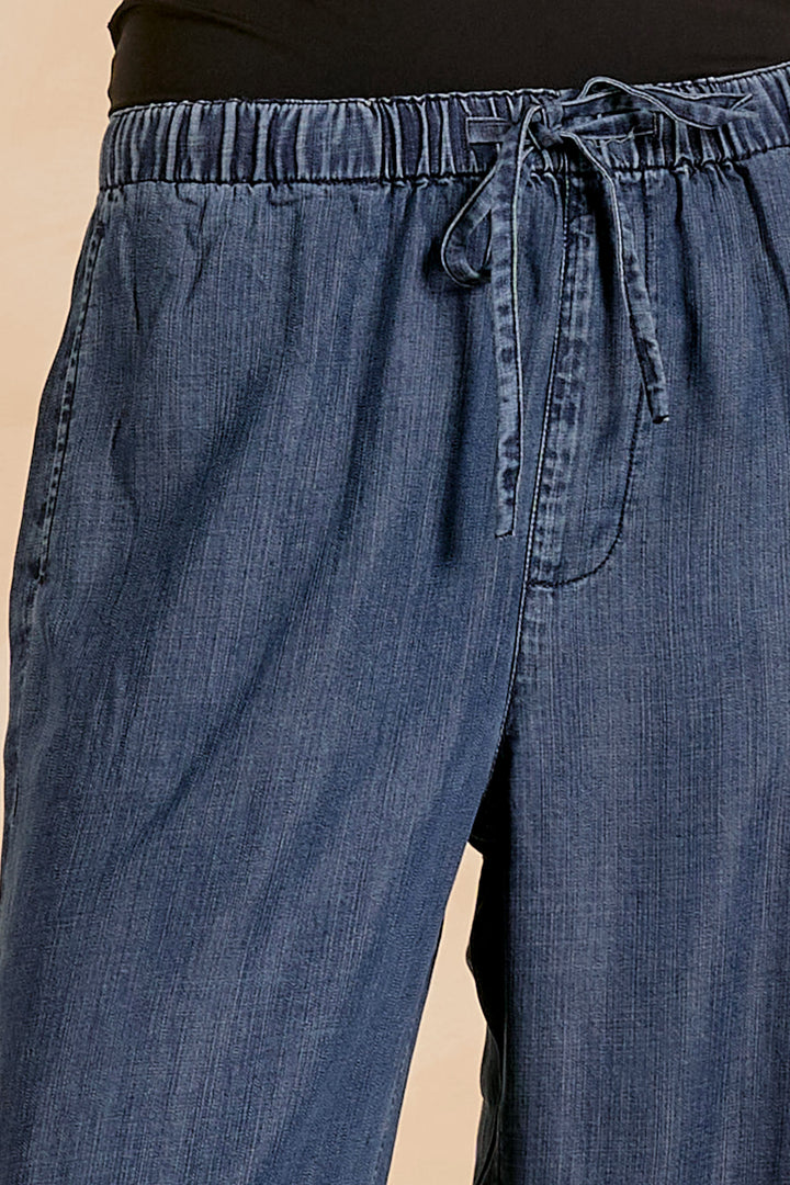 Navy Wash Pant Set