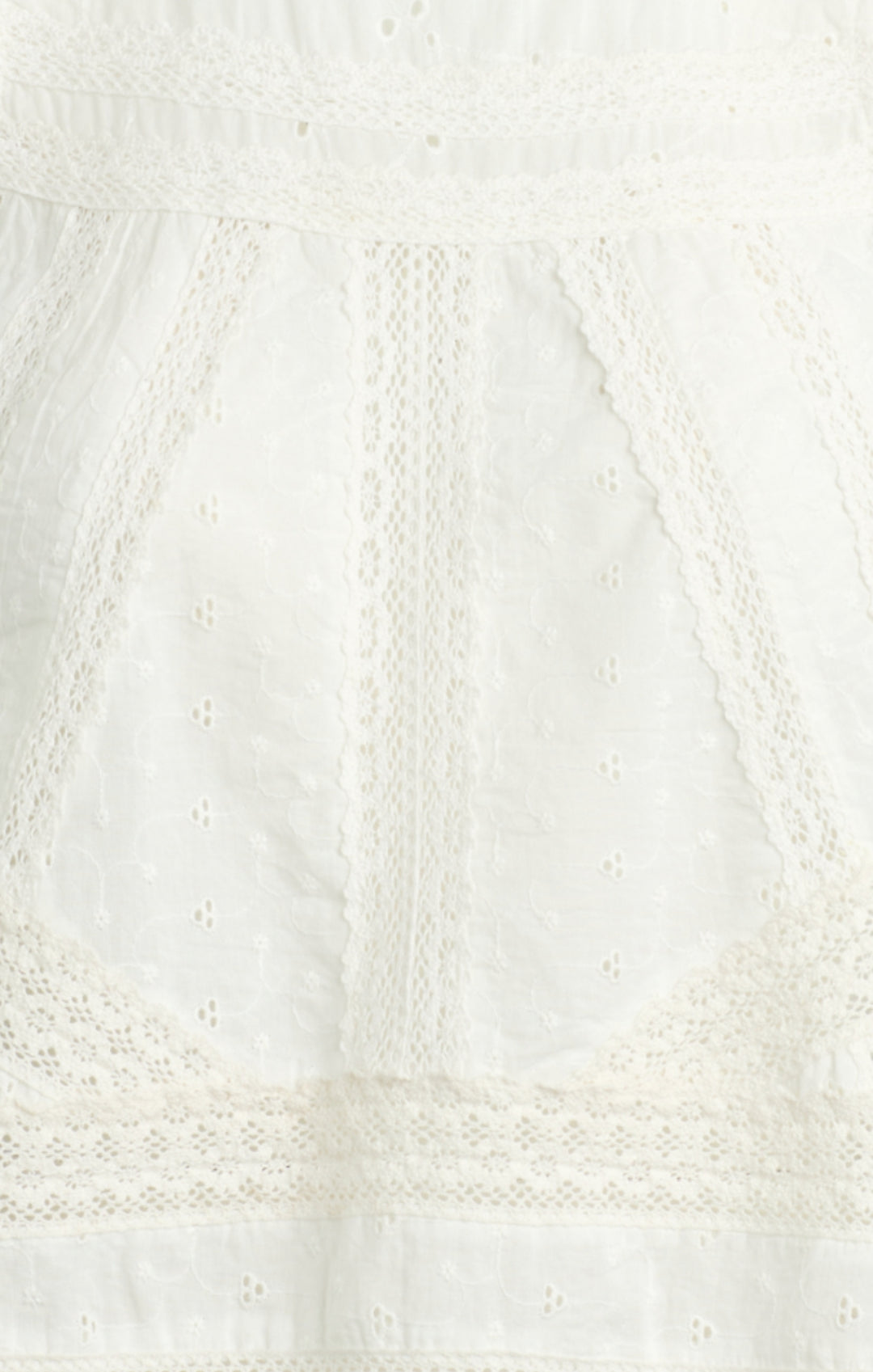 White Crochet Sleeveless Top