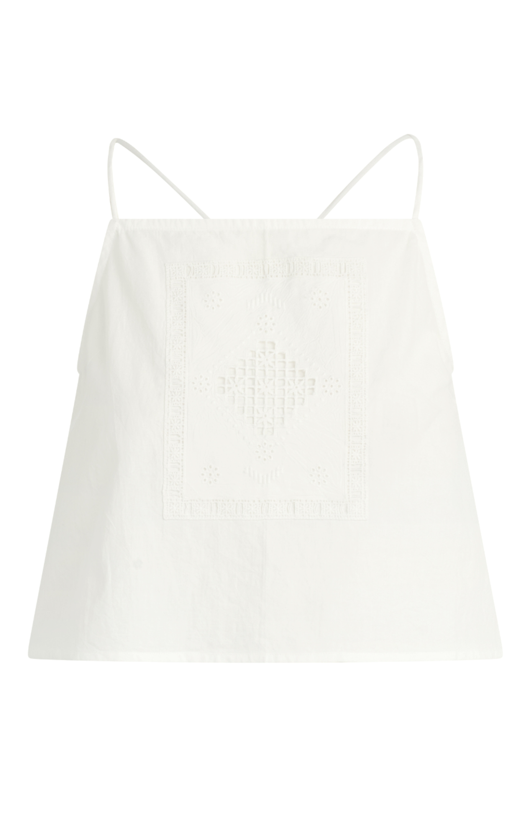 Back-Tie White Tank Top