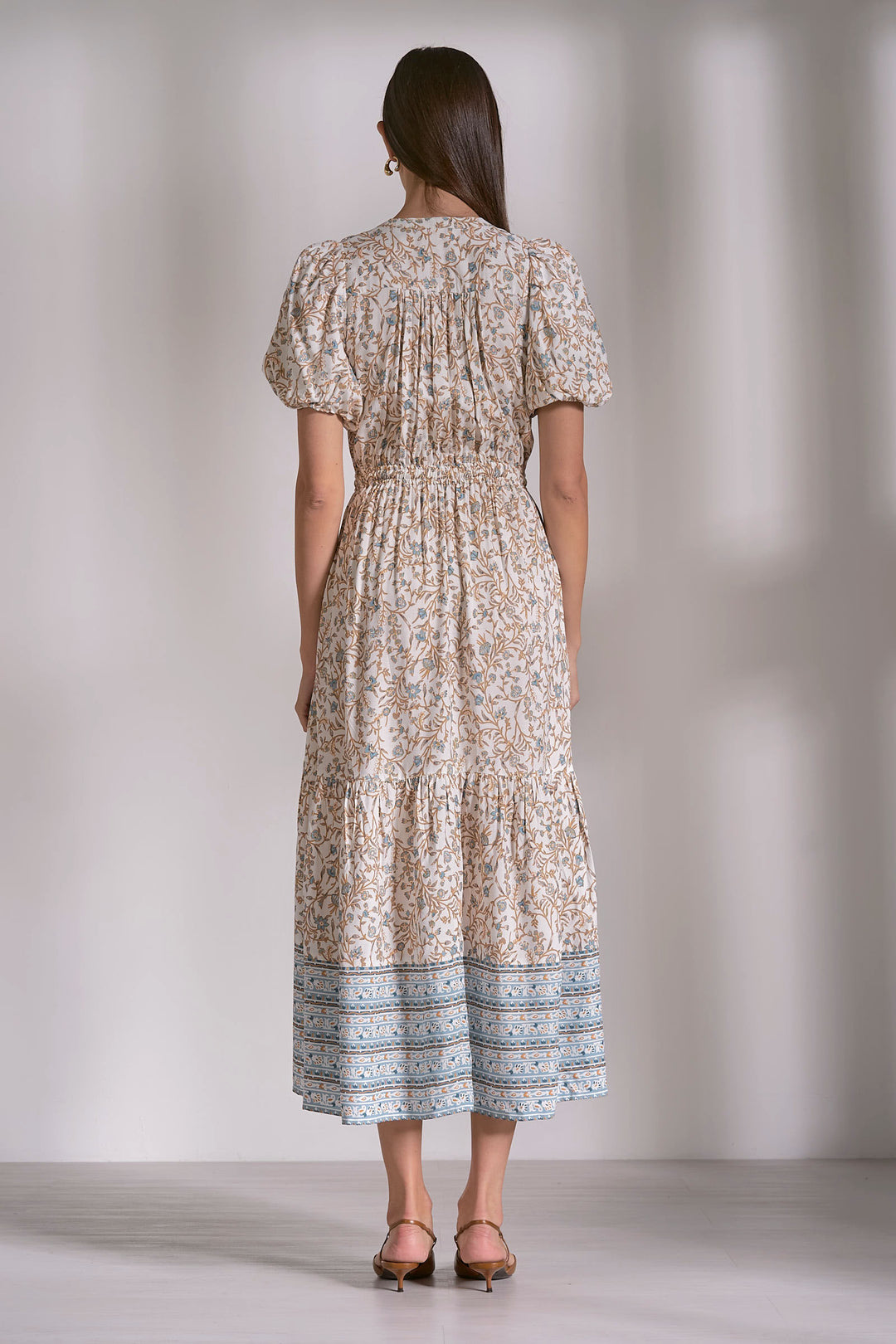 Blue Whimsy Printed Maxi Dress