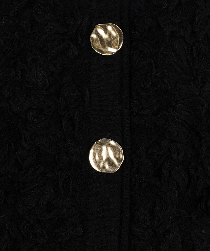 Black Fringe Cardigan