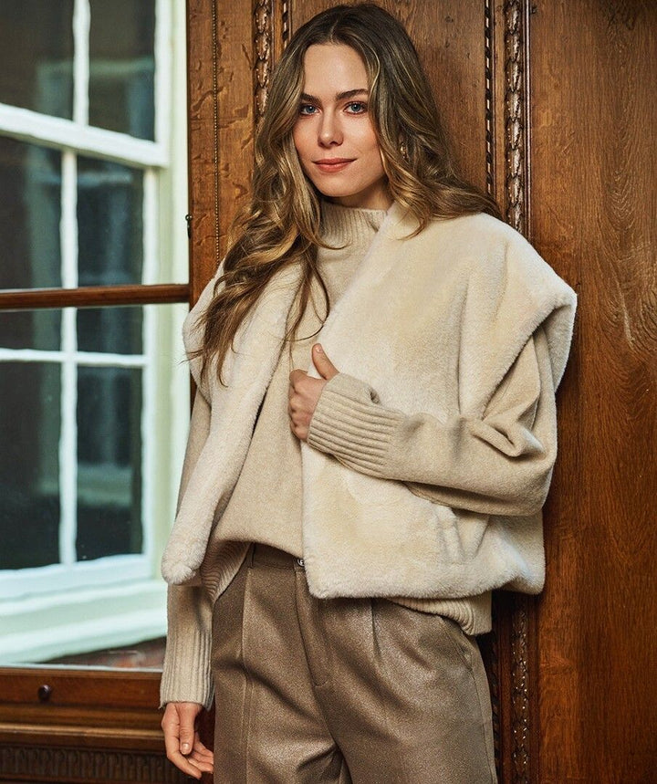 Oversized Faux Fur Vest