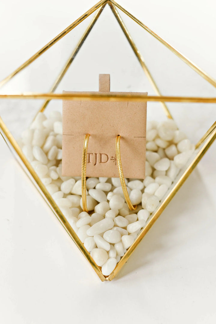 Lynda Dotted Hoops - Large